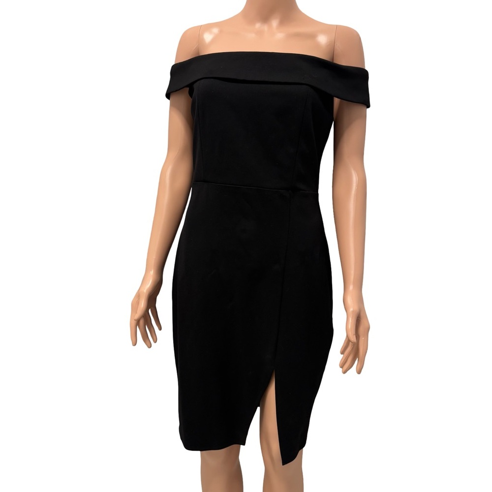 Lulus ladies size M midi off shoulder cocktail dress